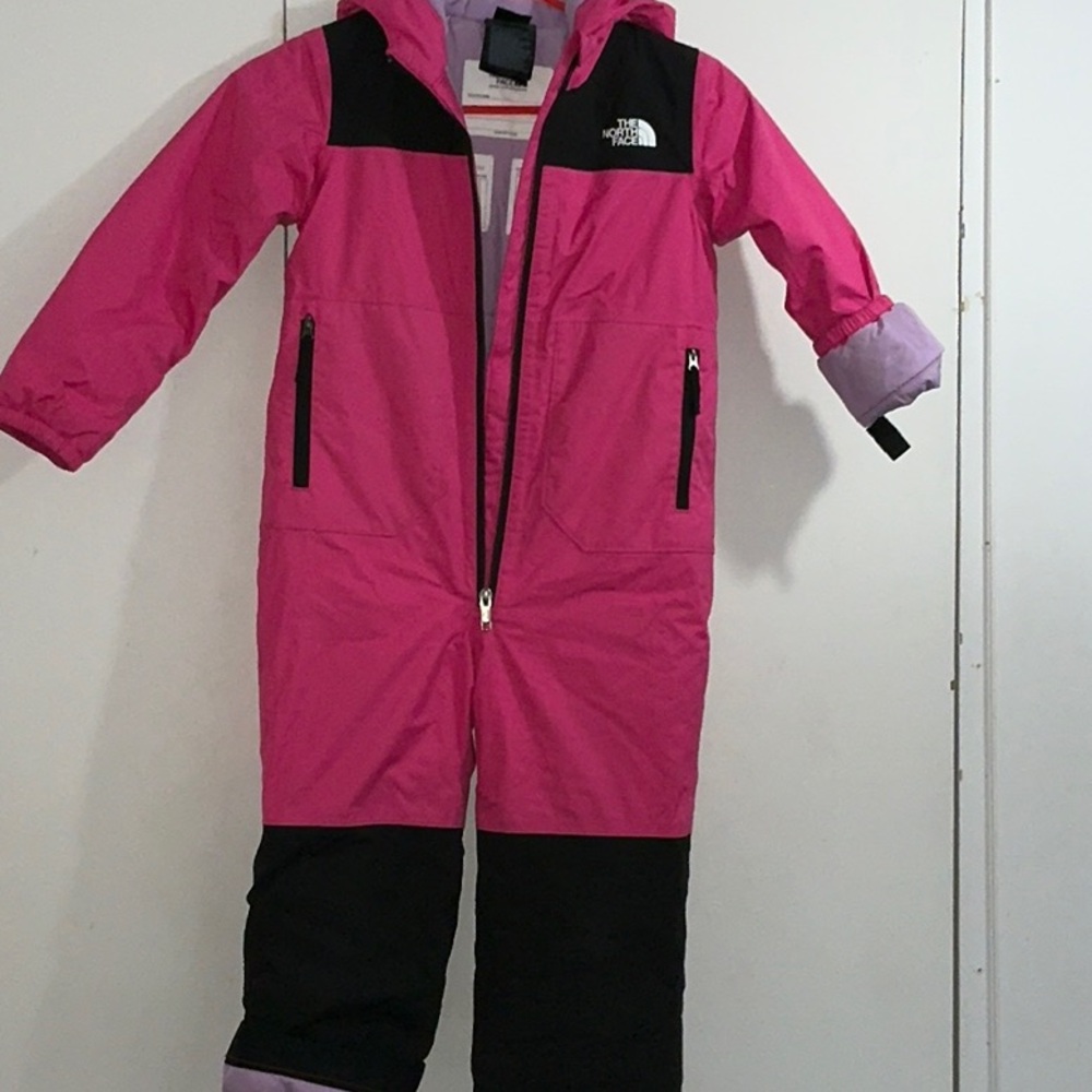 The North Face Pink and Black Outerwear